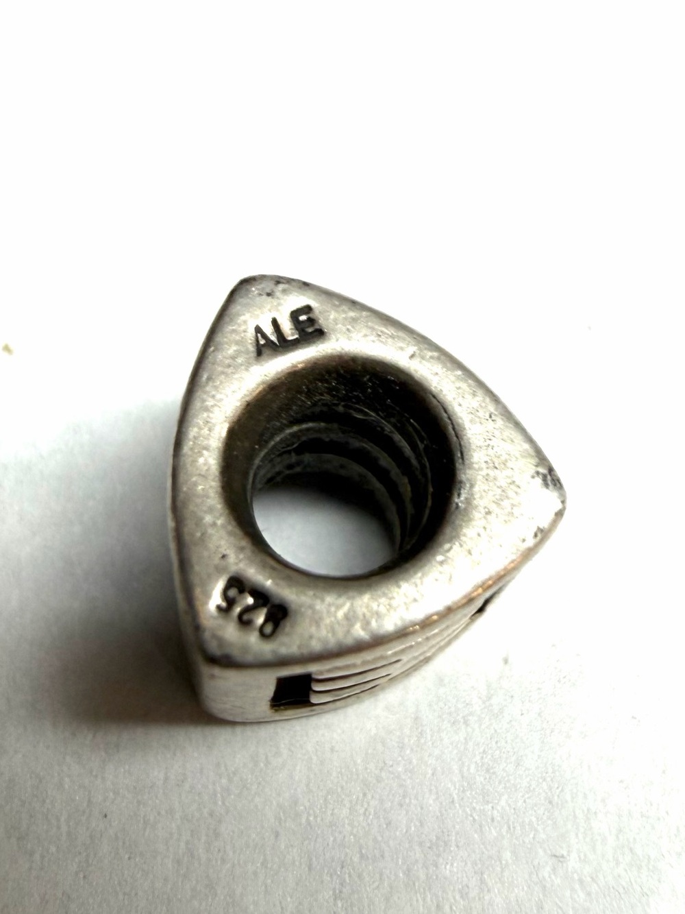 Pandora Sterling Silver Alpha Letter W Charm #790323W Retired ALE - Picture 3 of 3